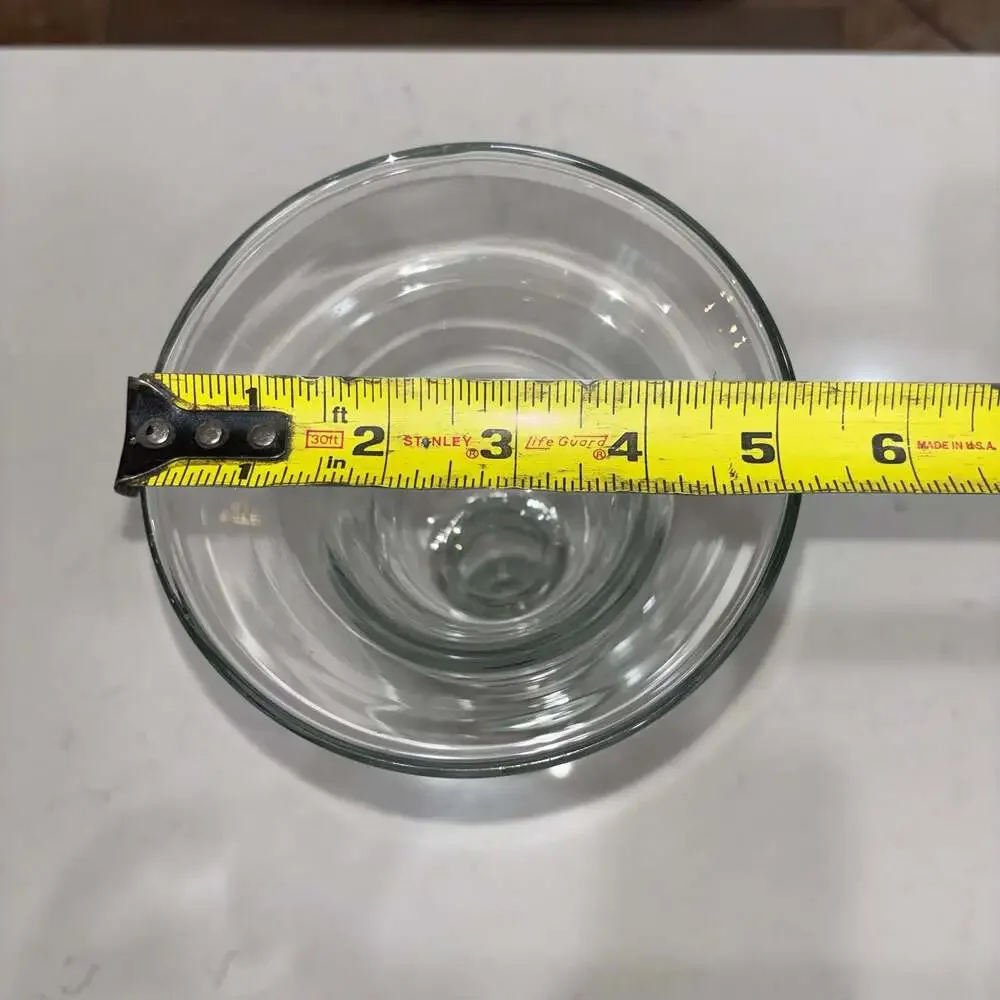 Clear Glass Trumpet Vase/Candle Holder Taper Pillar Candlestick